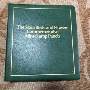 The State Birds & Flowers Commemorative Mint-Stamp Panels - Green Book EXC COND!